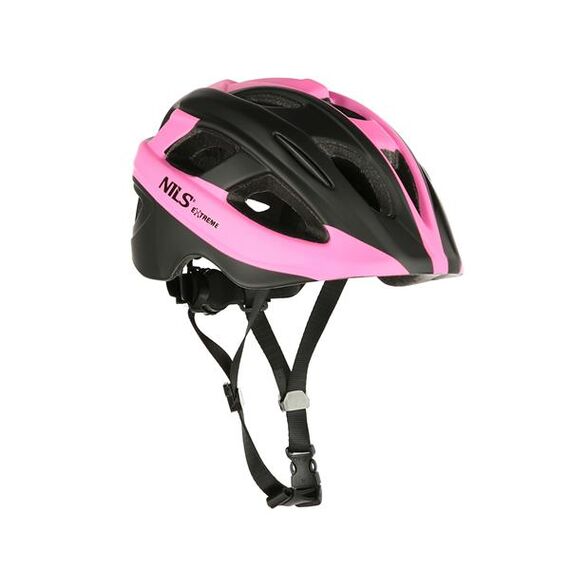 NILS EXTREME MTV35J Kask Dziecięcy Extreme, Kolor: różowy, Rozmiar: S (48-53 cm)