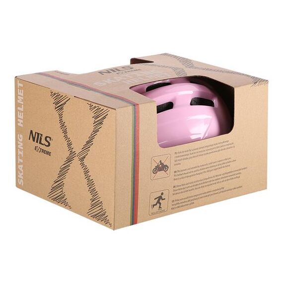 NILS EXTREME kask rowerowy dla dziewczynek MTV62J różowy, Kolor: różowy, Rozmiar: 48-52, 9 zdjęcie