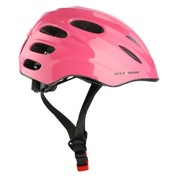 NILS EXTREME MTW01+H210 Kask Z Ochraniaczami Zestaw Extreme, Kolor: różowy, Rozmiar: S, 6 zdjęcie