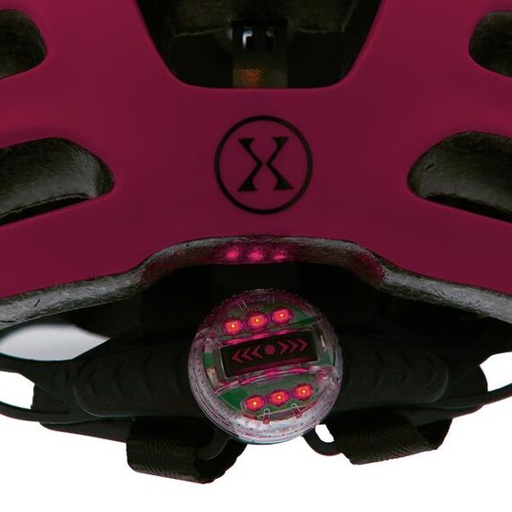 MTW01 Kask Led NILS EXTREME, Kolor: różowy, Rozmiar: XS (43-49 cm), 16 zdjęcie