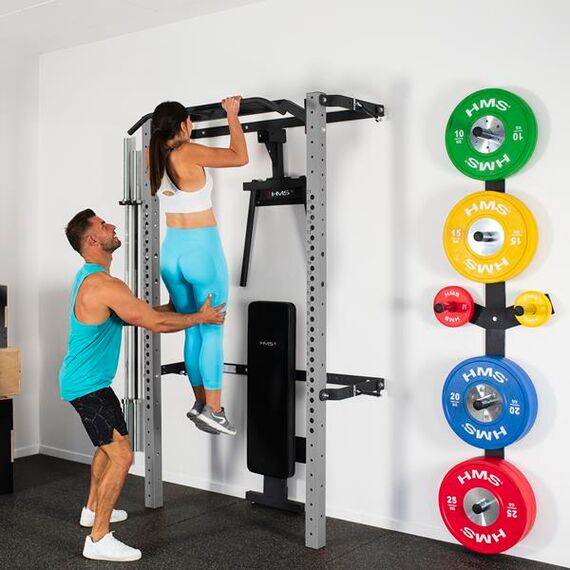 KLT22 Wielofunkcyjna Klatka Treningowa Składana Silver HMS, 8 zdjęcie