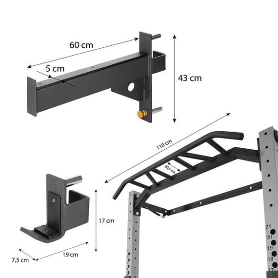 KLT23 Klatka Treningowa Składana Silver HMS, 7 zdjęcie