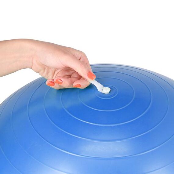 HMS YB01 piłka gimnastyczna fitness do ćwiczeń niebieska, Kolor: niebieski, Rozmiar: 55 cm, 6 zdjęcie