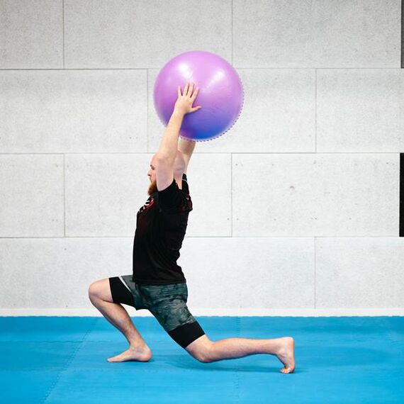 HMS YB03 piłka gimnastyczna do ćwiczeń fitness z wypustkami 55cm fioletowa, Kolor: fioletowy, Rozmiar: 55 cm, 16 zdjęcie HMS YB03 piłka gimnastyczna do ćwiczeń fitness z wypustkami 55cm fioletowa, Kolor: fioletowy, Rozmiar: 55 cm, 16 zdjęcie