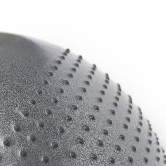 HMS YB03 piłka gimnastyczna do ćwiczeń fitness z wypustkami 65cm szara, Kolor: szary, Rozmiar: 65 cm, 4 zdjęcie