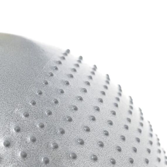 HMS YB03 piłka gimnastyczna do ćwiczeń fitness z wypustkami 65cm szara, Kolor: jasnoszary, Rozmiar: 65 cm, 4 zdjęcie