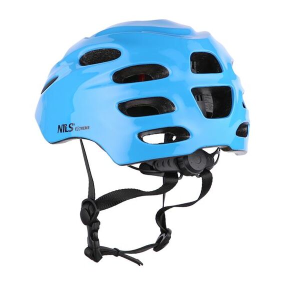 NILS EXTREME MTW01+H210 Kask Z Ochraniaczami Zestaw Extreme, Kolor: niebieski, Rozmiar: 48-52, 4 zdjęcie