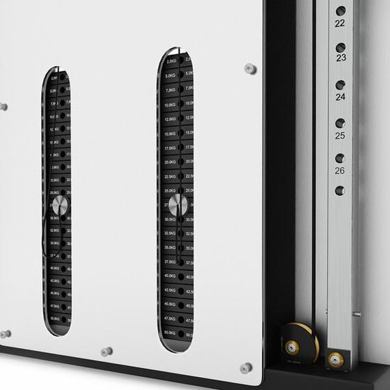 BS302 Brama Przyścienna Treningowa Podwójna Ze Stosem Commercial HMS, 11 zdjęcie