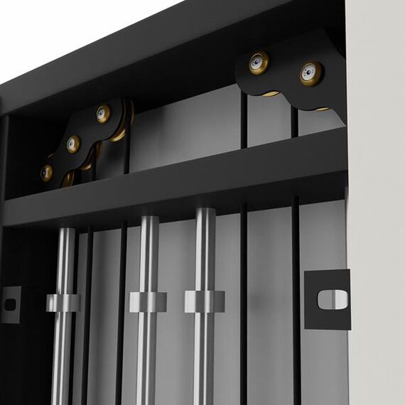 BS302 Brama Przyścienna Treningowa Podwójna Ze Stosem Commercial HMS, 16 zdjęcie