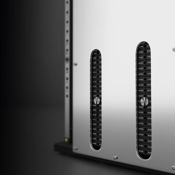 BS302 Brama Przyścienna Treningowa Podwójna Ze Stosem Commercial HMS, 4 zdjęcie