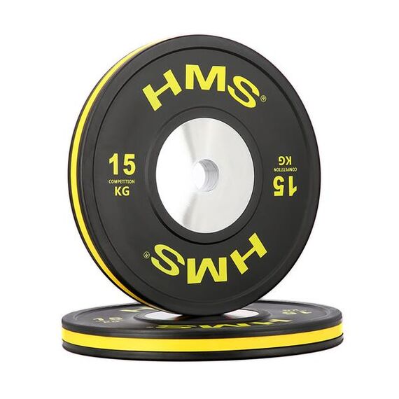 BTBR Set (8 Szt) Zestaw Talerzy Olimpijskich Bumper 140 kg HMS, 13 zdjęcie