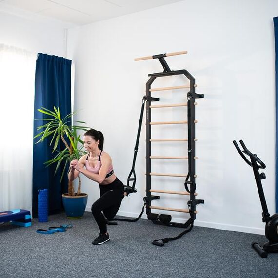 HMS DW2708 Drabinka Gimnastyczna Wielofunkcyjna, 17 zdjęcie