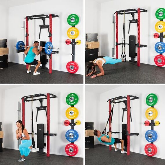 KLT22 Wielofunkcyjna Klatka Treningowa Składana Red HMS, 21 zdjęcie