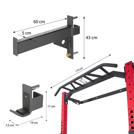 KLT23 Klatka Treningowa Składana Red HMS, 7 zdjęcie