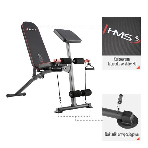 L8021 Ławka Do Ćwiczeń HMS, 3 zdjęcie