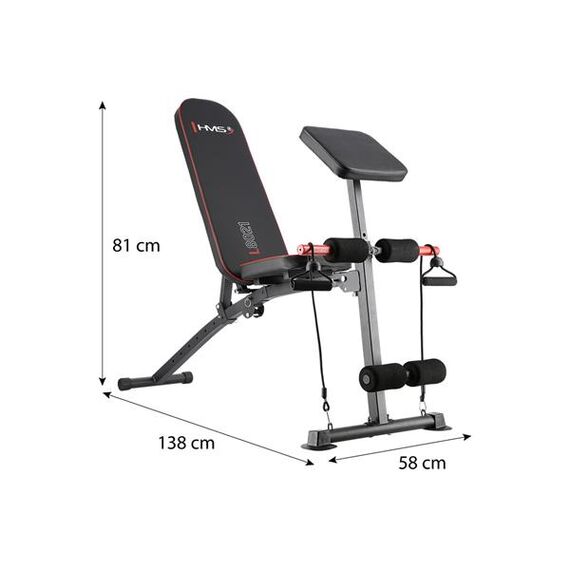 L8021 Ławka Do Ćwiczeń HMS, 4 zdjęcie