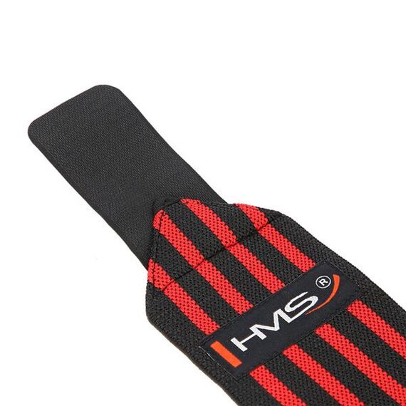 HMS opaski na nadgarstki wzmacniające do treningu siłowego 2 sztu. ONX05 czerwone, 10 zdjęcie