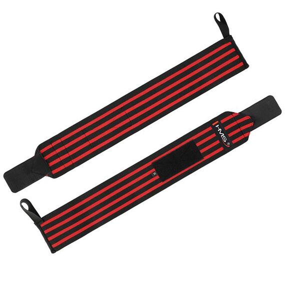 HMS opaski na nadgarstki wzmacniające do treningu siłowego 2 sztu. ONX05 czerwone, 6 zdjęcie