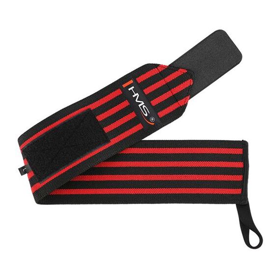 HMS opaski na nadgarstki wzmacniające do treningu siłowego 2 sztu. ONX05 czerwone, 7 zdjęcie