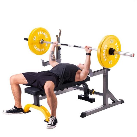 L8012 Ławka Wolnostojąca Do Ćwiczeń HMS PREMIUM, 16 zdjęcie