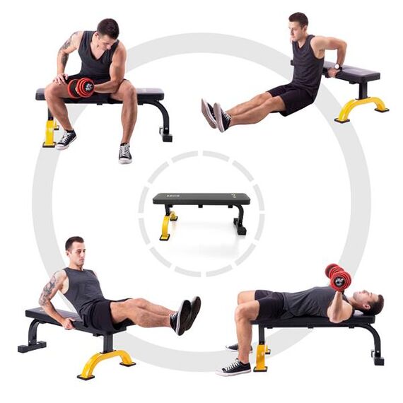 L8012 Ławka Wolnostojąca Do Ćwiczeń HMS PREMIUM, 6 zdjęcie