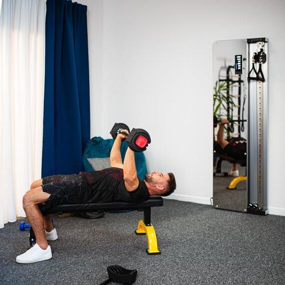 SGR18 Pro Set 3W1 Zestaw Regulowanych Sztangielek 41 Kg HMS, 19 zdjęcie