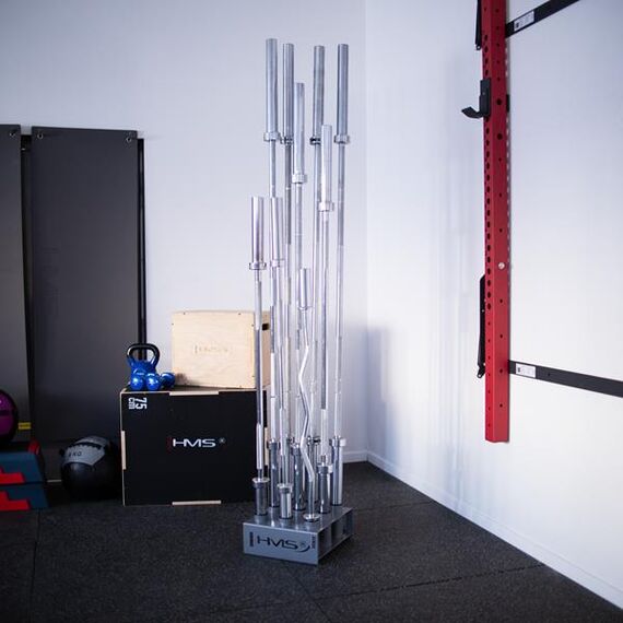 HMS STR35 Stojak Na Gryfy Olimpijskie Commercial Hms, 16 zdjęcie