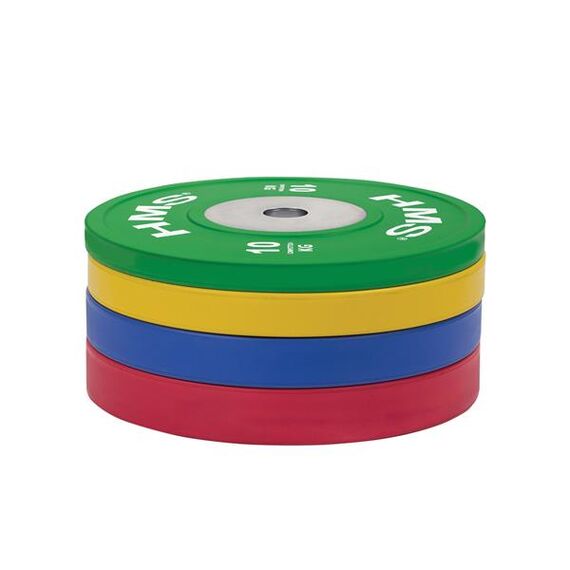 Zestaw talerzy olimpijskich bumper (2x 10,15,20,25kg) TBR PROFI SET HMS, 3 zdjęcie