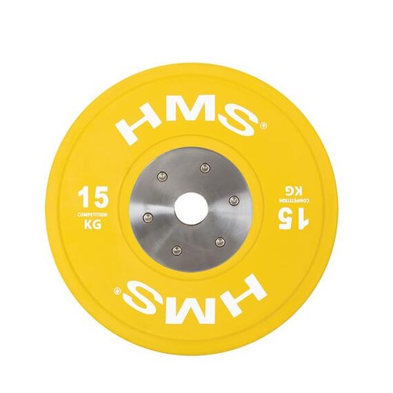 Zestaw talerzy olimpijskich bumper (2x 10,15,20,25kg) TBR PROFI SET HMS, 9 zdjęcie