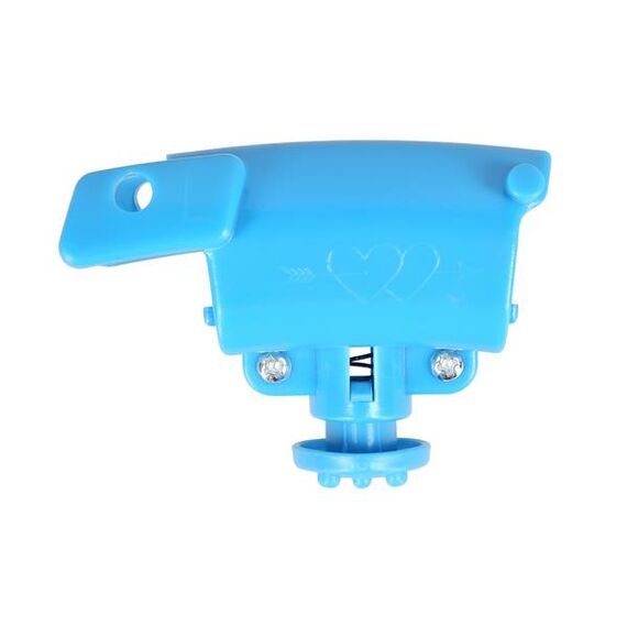 Hula hop z obciążnikiem do ćwiczeń odchudzające HMS FH01 czerwone, Kolor: niebieski, 10 zdjęcie