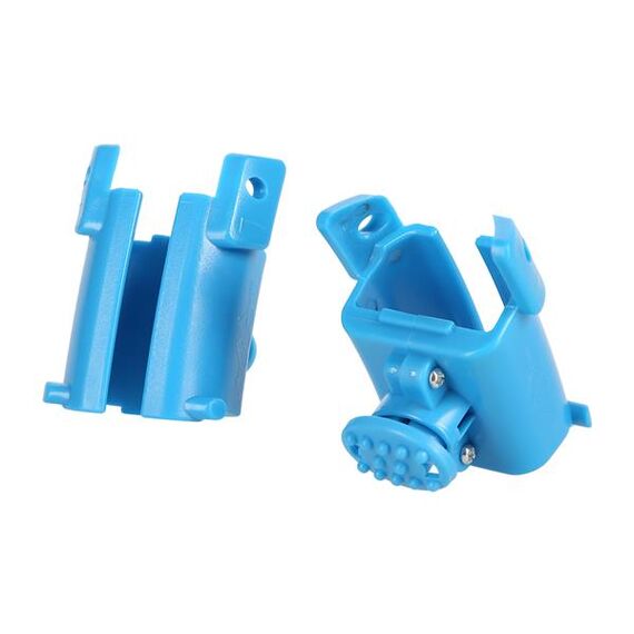 Hula hop z obciążnikiem do ćwiczeń odchudzające HMS FH01 czerwone, Kolor: niebieski, 11 zdjęcie