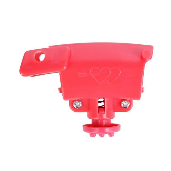 Hula hop z obciążnikiem do ćwiczeń odchudzające HMS FH01 czerwone, Kolor: czerwony, 10 zdjęcie