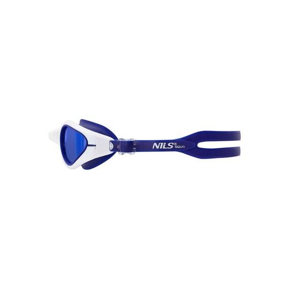 NQG480MAF Okularki Pływackie NILS AQUA niebieskie, Kolor: niebiesko-biały, 7 zdjęcie