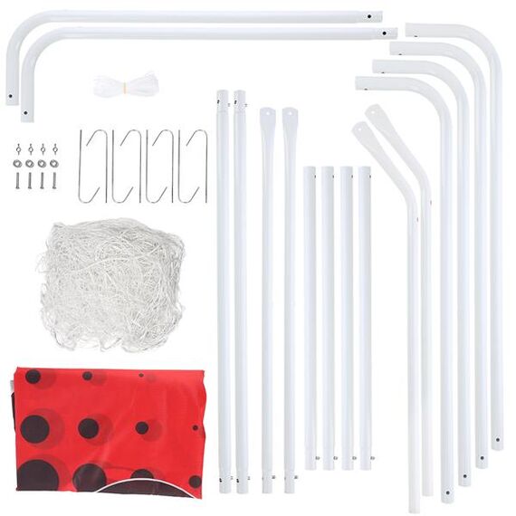 BR240P 2W1 Bramka Z Siatką I Panelem Do Celowania 240X150Cm NILS, 10 zdjęcie