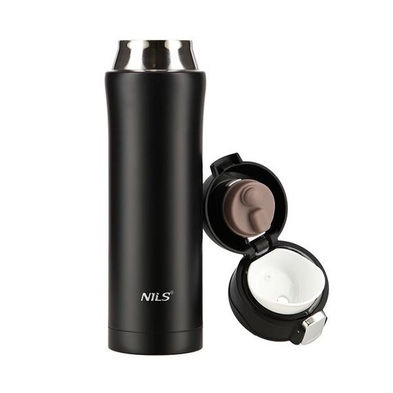 NILS CAMP kubek termiczny 500 ml NCB10 czarny, Kolor: czarny, Pojemność (ml): 500, 5 zdjęcie
