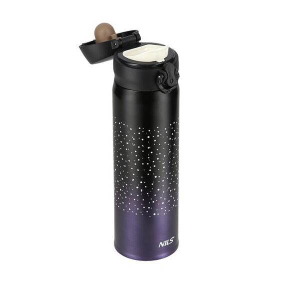 NILS CAMP kubek termiczny turystyczny 450 ml NCB11 fioletowy, Kolor: fioletowy, Pojemność (ml): 450, 8 zdjęcie