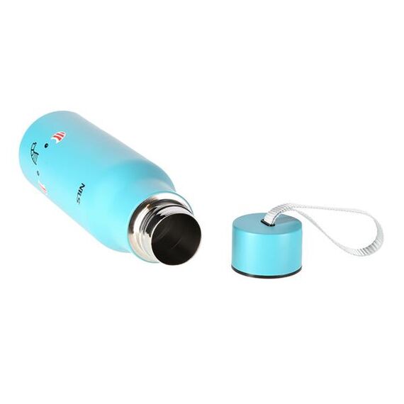 NCB12 Kubek Termiczny Dla Dzieci 500 ml NILS, Kolor: niebieski, Pojemność (ml): 500, 9 zdjęcie