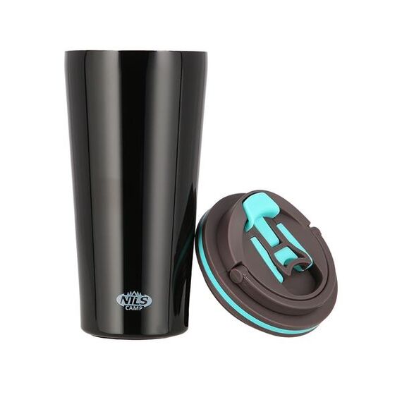 NILS NCB18 Kubek Termiczny 500ml, Kolor: czarny, Pojemność (litry): 500 ml, 9 zdjęcie
