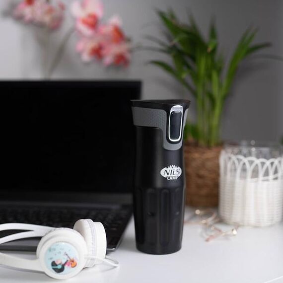 NCC06 Czarny Kubek Termiczny 420 ml NILS Camp, 14 zdjęcie