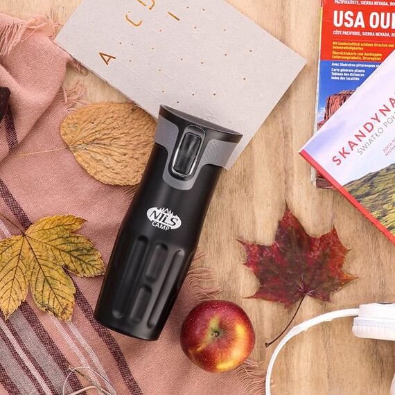 NCC06 Czarny Kubek Termiczny 420 ml NILS Camp, 16 zdjęcie