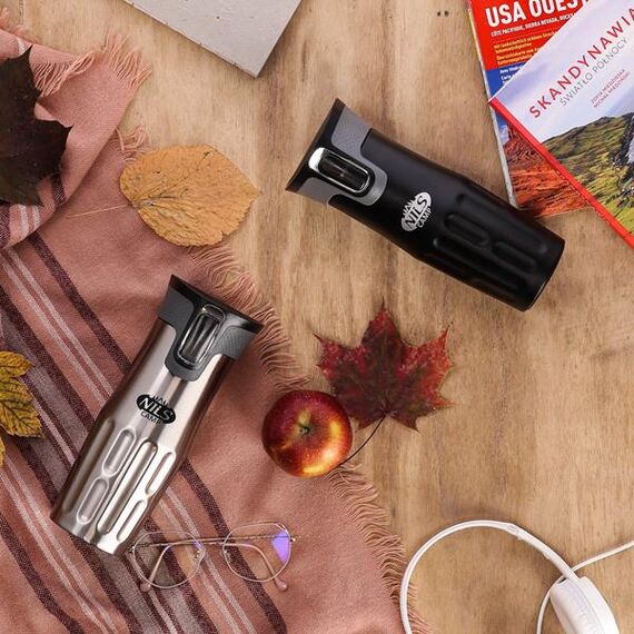 NCC06 Czarny Kubek Termiczny 420 ml NILS Camp, 21 zdjęcie