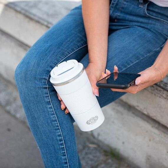 NCC09 Biały Kubek Termiczny 510 ml NILS, 18 zdjęcie