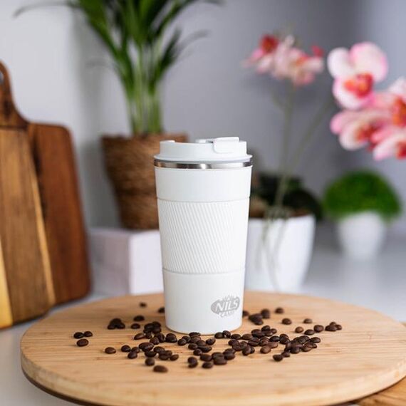 NCC09 Biały Kubek Termiczny 510 ml NILS, 3 zdjęcie