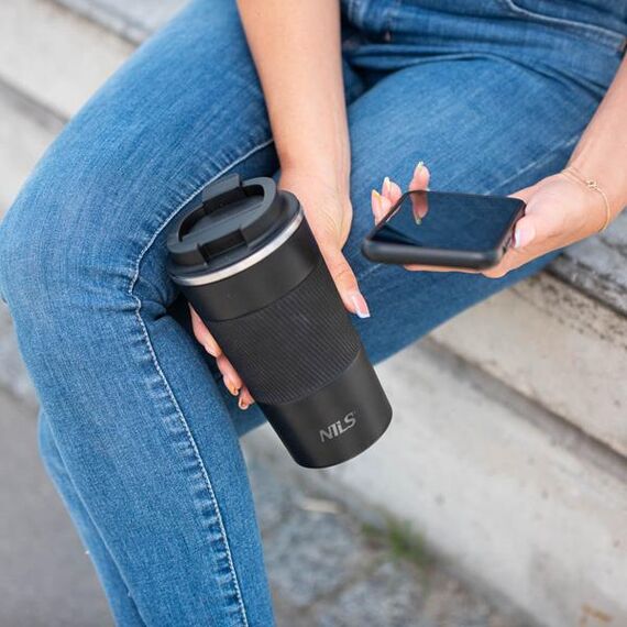 NCC09 Czarny Kubek Termiczny 510 ml NILS, 18 zdjęcie