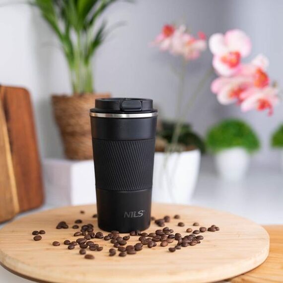NCC09 Czarny Kubek Termiczny 510 ml NILS, 3 zdjęcie