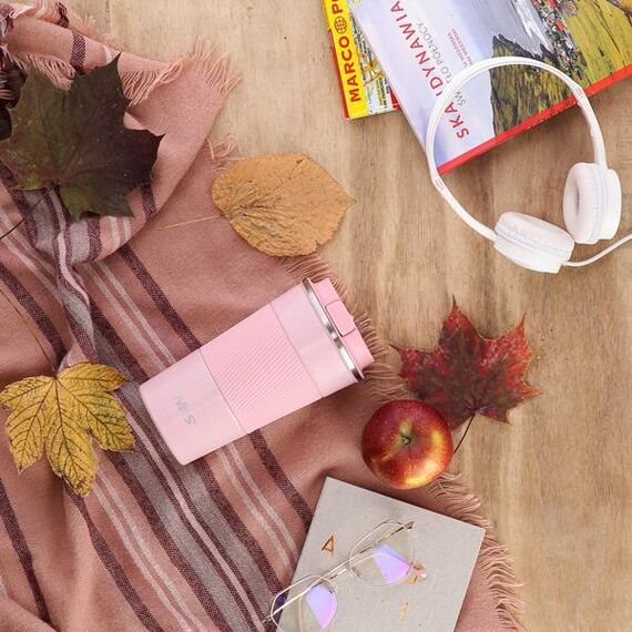 NCC09 Różowy Kubek Termiczny NILS, 17 zdjęcie