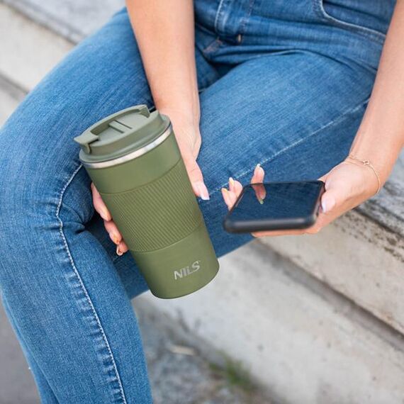 NCC09 Zielony Kubek Termiczny NILS, 18 zdjęcie