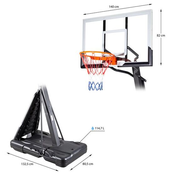 NILS ZDK027 Kosz Do Koszykówki, 3 zdjęcie