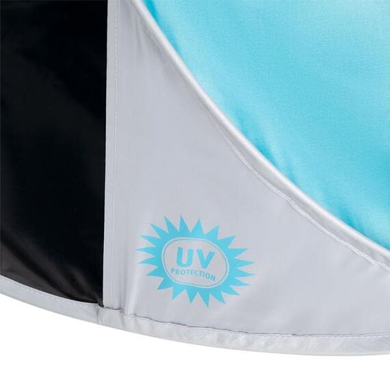 NILS NC3174 Turkusowo-Szary Namiot Plażowy Samorozkładający Podłoga, 17 zdjęcie