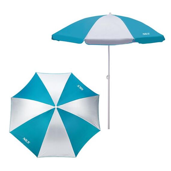 NILS NC7813 Turkusowy Parasol Plażowy  180 Cm, 2 zdjęcie
